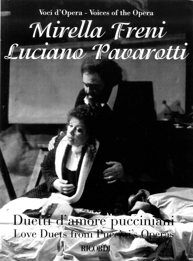 Mirella Freni - Luciano Pavarotti  - Duetti d'amore pucciniani - Ed. P. Rossini -  Per Voce E Pianoforte(Soprano-Tenore) - pro zpěv a klavír